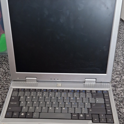 Dell silver black laptop - silver, 15"