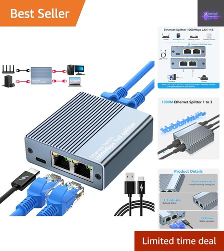 Durable port ethernet - durable, 3-port