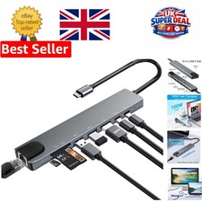 Compact 8-Port USB-C Hub with