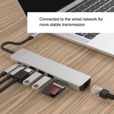 USB C Hub with Ethernet RJ45