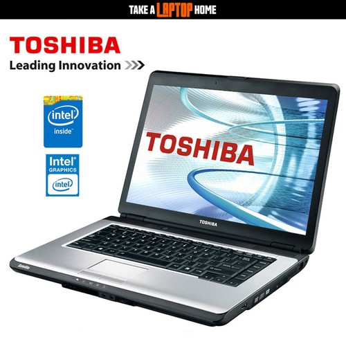 Toshiba silver windows7 laptop - silver,