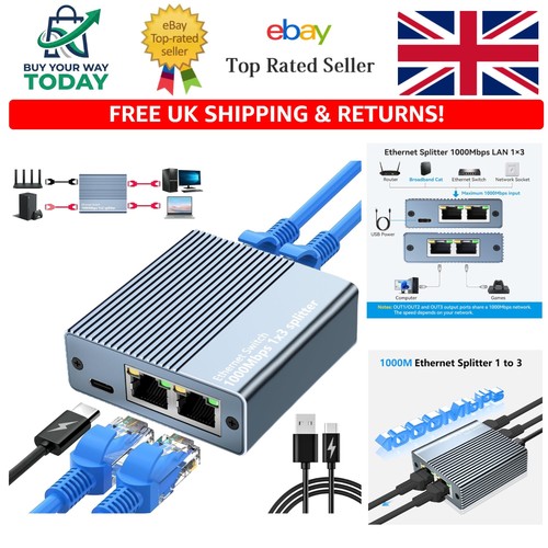 Durable port ethernet - 3-port,