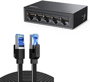 Cat flat ethernet cable - 8,
