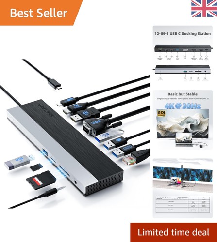 Port usb docking station - 12-port,