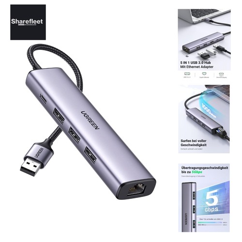 Usb hub ethernet - hub, adapter