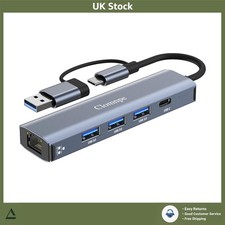 Versatile 5-in-2 USB C Hub