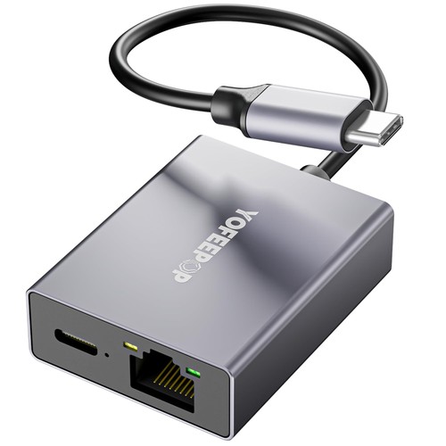 2in1 usbc ethernet adapter - usbc,